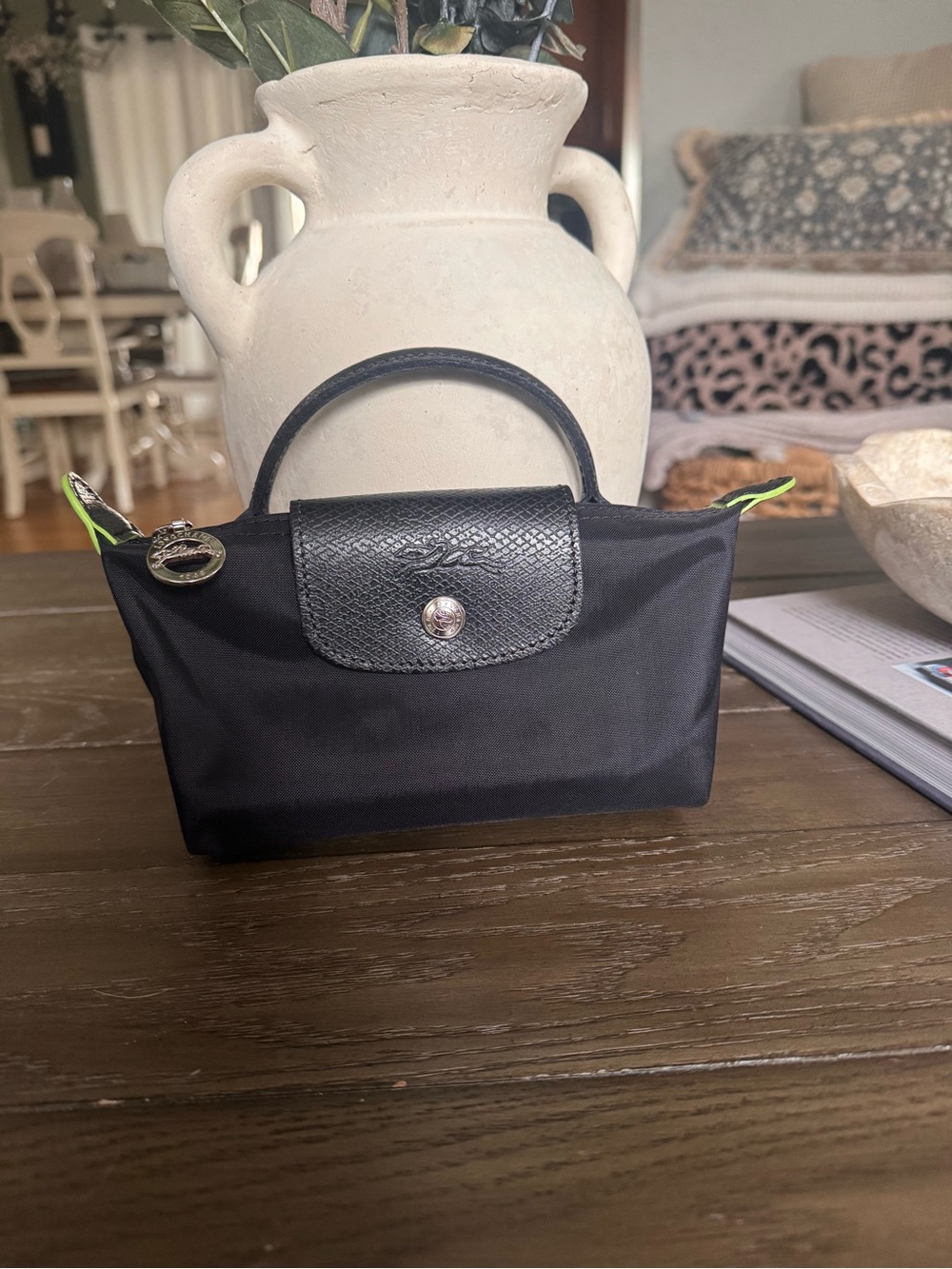 Black Women's Top-Handle Tote Bag